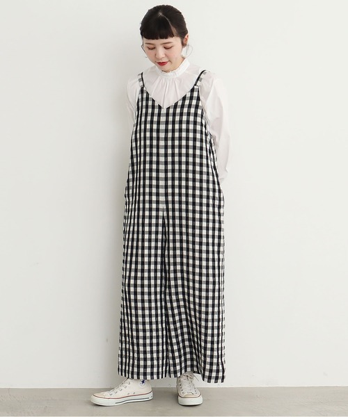 CHILD WOMAN(チャイルドウーマン)の「無地/ストライプ スタンドカラーシャツ(シャツ/ブラウス・レディース・ホワイト/ネイビー/ブラック・FREE)」の10枚目の写真