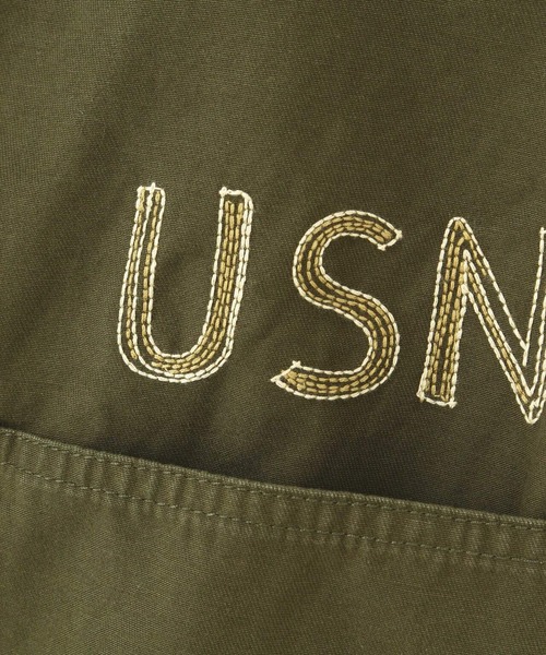 AVIREX（アヴィレックス）の「【直営店限定】N-1 NAVY DECK STYLE OVERALL/ N-1ネイビーデッキスタイルオーバーオール（サロペット/オーバーオール・レディース・アイボリー/オリーブ系・S/M）」の19枚目の写真