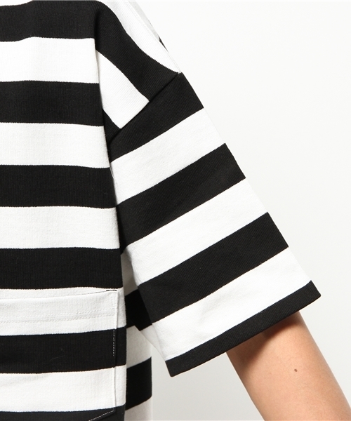 BEAMS T（ビームスティー）の「LABRAT / GRUNGE Big ショートスリーブ Tシャツ（Tシャツ/カットソー・メンズ・ブラック/ベージュ・MEDIUM/SMALL）」の8枚目の写真