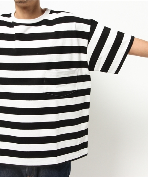 BEAMS T（ビームスティー）の「LABRAT / GRUNGE Big ショートスリーブ Tシャツ（Tシャツ/カットソー・メンズ・ブラック/ベージュ・MEDIUM/SMALL）」の9枚目の写真