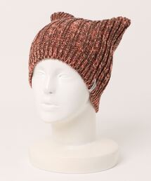 OVERRIDE | OVERRIDE  KNIT MIX CAT BEANIE 猫耳ビーニー / オーバーライド(ニットキャップ/ビーニー)