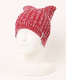 OVERRIDE | OVERRIDE  KNIT MIX CAT BEANIE 猫耳ビーニー / オーバーライド(ニットキャップ/ビーニー)