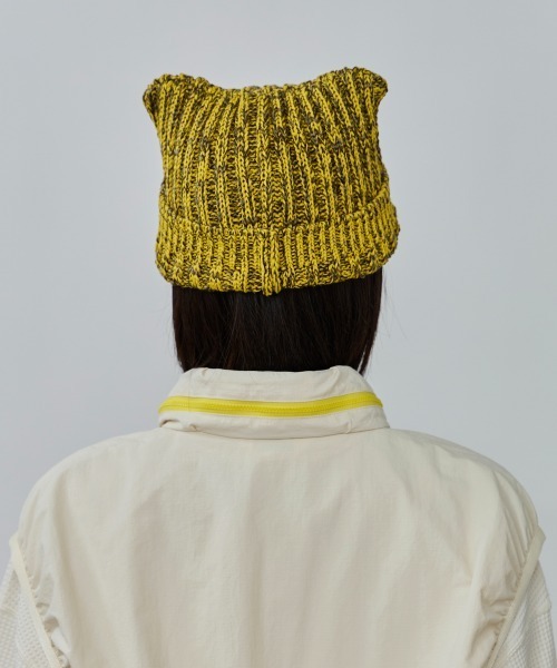 delivery cat knit cap beanie猫耳 ニット帽 ビーニー セール】OVERRIDE KNIT MIX CAT BEANIE 猫耳ビーニー