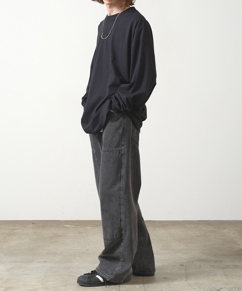 United Athle(ユナイテッドアスレ)の「【ROOPTOKYO】UNITED ATHLE 5.6oz ロングスリーブTee/ロンT(Tシャツ/カットソー・メンズ・オフホワイト/ホワイト/ブラック/ライトブルー/スミクロ/ネイビー・XL/M/L/S)」の21枚目の写真