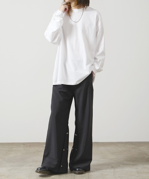 United Athle(ユナイテッドアスレ)の「【ROOPTOKYO】UNITED ATHLE 5.6oz ロングスリーブTee/ロンT(Tシャツ/カットソー・メンズ・オフホワイト/ホワイト/ブラック/ライトブルー/スミクロ/ネイビー・XL/M/L/S)」の12枚目の写真