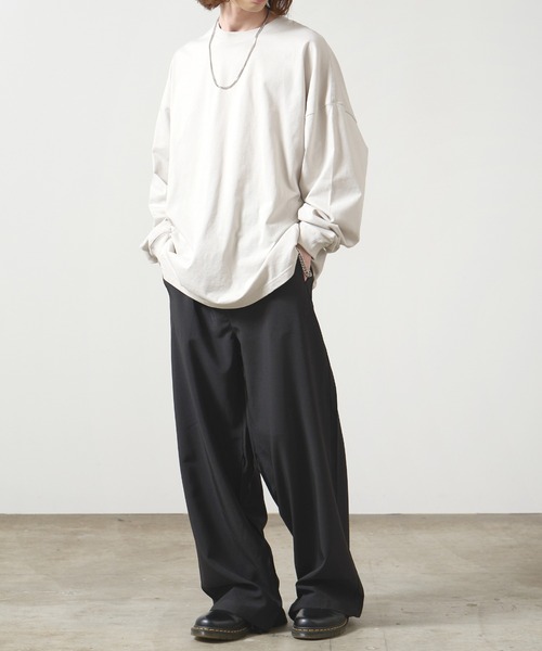 United Athle(ユナイテッドアスレ)の「【ROOPTOKYO】UNITED ATHLE 5.6oz ロングスリーブTee/ロンT(Tシャツ/カットソー・メンズ・オフホワイト/ホワイト/ブラック/ライトブルー/スミクロ/ネイビー・XL/M/L/S)」の16枚目の写真