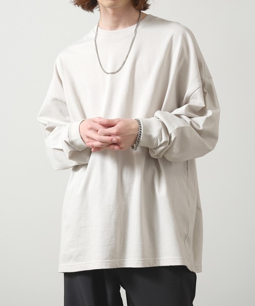 United Athle(ユナイテッドアスレ)の「【ROOPTOKYO】UNITED ATHLE 5.6oz ロングスリーブTee/ロンT(Tシャツ/カットソー・メンズ・オフホワイト/ホワイト/ブラック/ライトブルー/スミクロ/ネイビー・XL/M/L/S)」の14枚目の写真