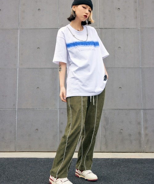Ressaca(レサーカ)の「コーデュロイ パイピング ルーズトラックパンツ(その他パンツ・メンズ・ブラック/カーキ/グレー・M/L/XL/XXL)」の21枚目の写真