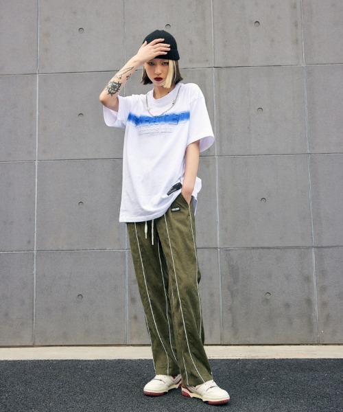 Ressaca(レサーカ)の「コーデュロイ パイピング ルーズトラックパンツ(その他パンツ・メンズ・ブラック/カーキ/グレー・M/L/XL/XXL)」の22枚目の写真