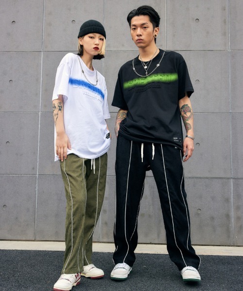 Ressaca(レサーカ)の「コーデュロイ パイピング ルーズトラックパンツ(その他パンツ・メンズ・ブラック/カーキ/グレー・M/L/XL/XXL)」の8枚目の写真