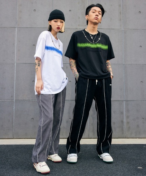 Ressaca(レサーカ)の「コーデュロイ パイピング ルーズトラックパンツ(その他パンツ・メンズ・ブラック/カーキ/グレー・M/L/XL/XXL)」の12枚目の写真