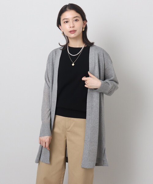 洗える シアーロング丈カーディガン 通勤 きれいめカジュアル 153 22 02 を購入できます Untitled Untitled アンタイトル のカーディガン ボレロ Untitled アンタイトル のファッション シアーロング丈カーディガン 通勤 きれいめカジュアル
