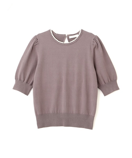 PROPORTION BODY DRESSING（プロポーションボディドレッシング）の「クラシカルパールニット / 1212270804（ニット/セーター・レディース・ダークグレー/ホワイト系その他/グリーン・FREE）」の16枚目の写真