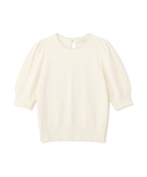 PROPORTION BODY DRESSING（プロポーションボディドレッシング）の「クラシカルパールニット / 1212270804（ニット/セーター・レディース・ダークグレー/ホワイト系その他/グリーン・FREE）」の14枚目の写真