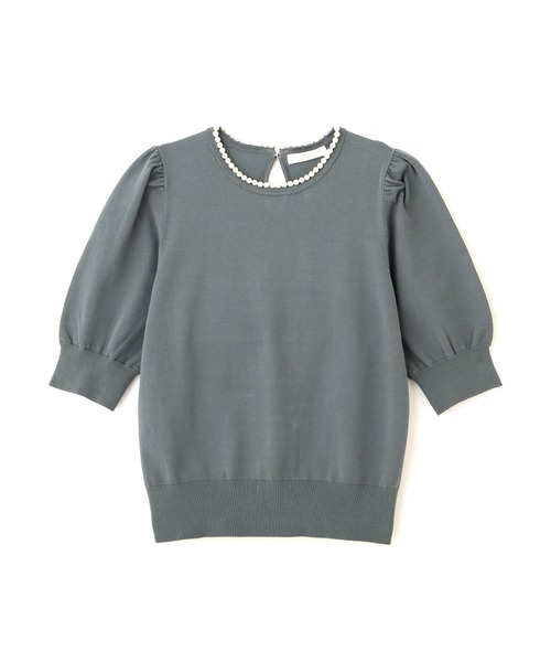 PROPORTION BODY DRESSING（プロポーションボディドレッシング）の「クラシカルパールニット / 1212270804（ニット/セーター・レディース・ダークグレー/ホワイト系その他/グリーン・FREE）」の18枚目の写真