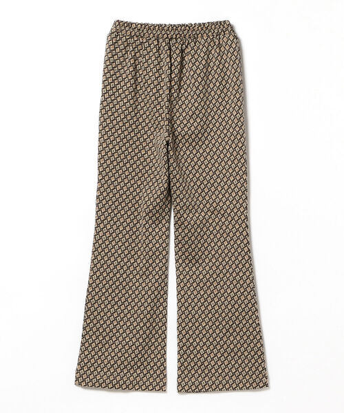 Ray BEAMS（レイビームス）の「Ray BEAMS / カット ジャカード フレア パンツ（その他パンツ・レディース・ベージュ/グリーン・0/1）」の21枚目の写真