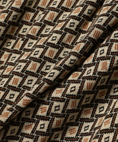 Ray BEAMS（レイビームス）の「Ray BEAMS / カット ジャカード フレア パンツ（その他パンツ・レディース・ベージュ/グリーン・0/1）」の22枚目の写真