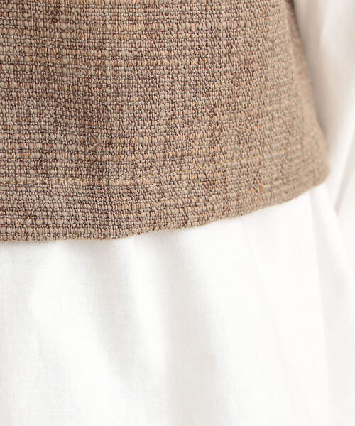 Ray BEAMS（レイビームス）の「Ray BEAMS / ベスト セット ギャザー ワンピース（ワンピース・レディース・ホワイト/ブラック・ONE SIZE）」の16枚目の写真