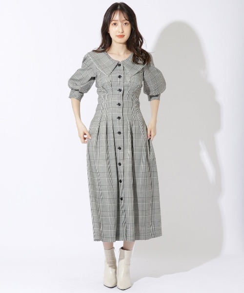 WILLSELECTION（ウィルセレクション）の「配色衿グレンチェック