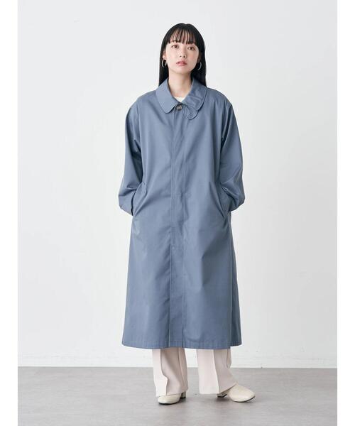 earth music&ecology（アースミュージックアンドエコロジー）の「2WAYケープステンカラーコート（ステンカラーコート・レディース・ベージュ/キャメル/ブルー・FREE）」の22枚目の写真