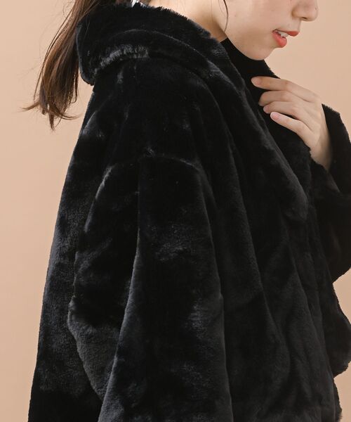 rps(アールピーエス)の「フェイクファーショールカラーショートジャケット(その他アウター・レディース・ブラック/アイボリー/モカ/グレイッシュベージュ・M/フリー)」の20枚目の写真