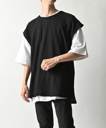 ATELANE（アテレーン）の「ATELANE/透かし編みニットソーベスト（ベスト）」