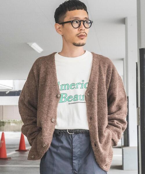 coen（コーエン）の「[洗える]シャギーニットカーディガン（カーディガン/ボレロ・メンズ・ダークブラウン/グレー/コバルトブルー/ライム/ブラック/イエロー・MEDIUM/LARGE/X-LARGE/SMALL）」の13枚目の写真