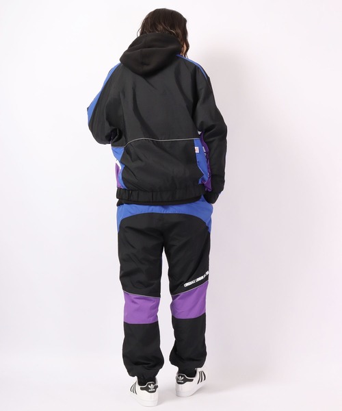 LONSDALE(ロンズデール)の「LONSDALE ナイロンワッシャー 配色切替 スノーパンツ(その他パンツ・メンズ・グリーン/パープル/ブラック・M/L/LL)」の12枚目の写真
