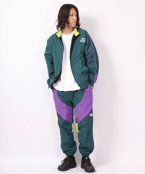 LONSDALE(ロンズデール)の「LONSDALE ナイロンワッシャー 配色切替 スノーパンツ(その他パンツ・メンズ・グリーン/パープル/ブラック・M/L/LL)」の18枚目の写真