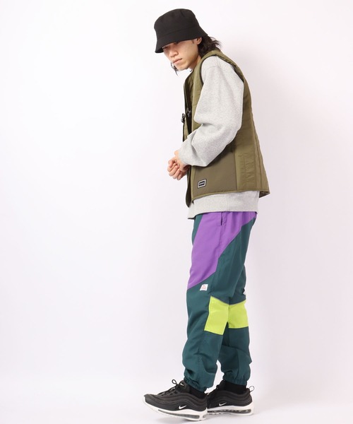 LONSDALE(ロンズデール)の「LONSDALE ナイロンワッシャー 配色切替 スノーパンツ(その他パンツ・メンズ・グリーン/パープル/ブラック・M/L/LL)」の16枚目の写真