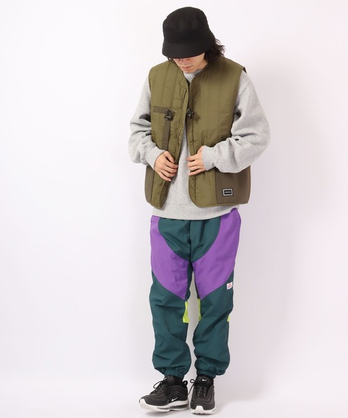 LONSDALE(ロンズデール)の「LONSDALE ナイロンワッシャー 配色切替 スノーパンツ(その他パンツ・メンズ・グリーン/パープル/ブラック・M/L/LL)」の15枚目の写真