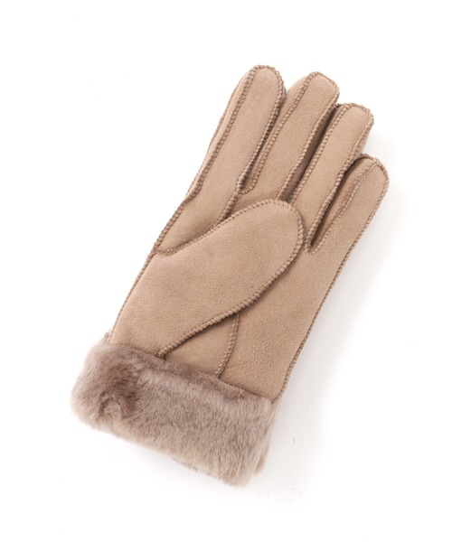 HERMESグローブムートン 楽天市場】ムートン 手袋 メンズ 本革 グローブ 毛皮 暖かい もこもこ