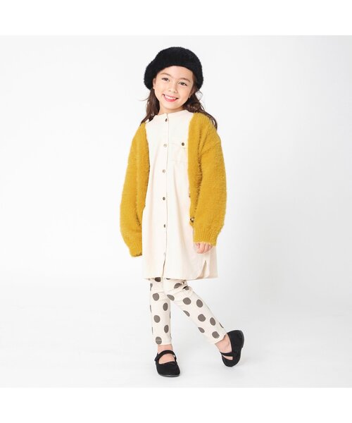 BREEZE（ブリーズ）の「カラフルニットカーデ（カーディガン/ボレロ・キッズ・ピンク/イエロー・90/100/120/140）」の3枚目の写真