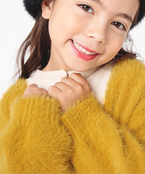 BREEZE（ブリーズ）の「カラフルニットカーデ（カーディガン/ボレロ・キッズ・ピンク/イエロー・90/100/120/140）」の13枚目の写真