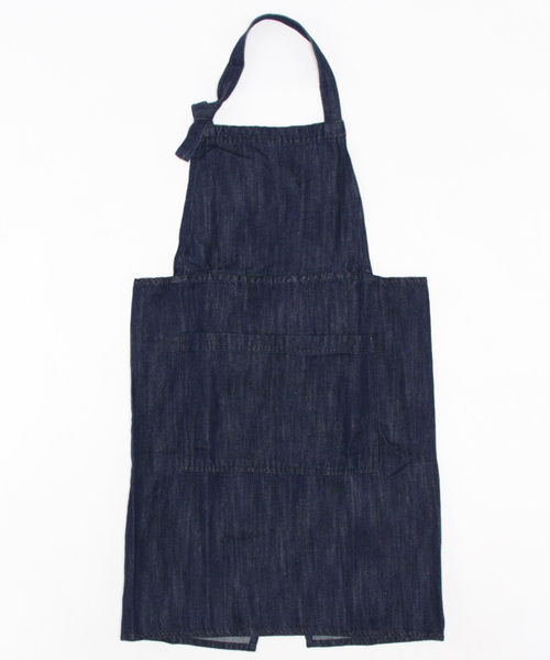 salle de bal（サルデバル）の「teint / テイント  コットンリネン デニム カフェ エプロン TE 015D DLW（エプロン・レディース・ネイビー/ホワイト・FREE）」の12枚目の写真