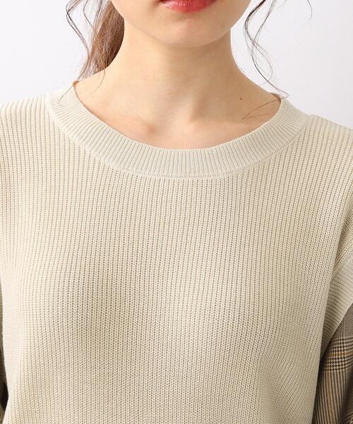 DRESKIP（ドレスキップ）の「◆1枚で旬コーデ！ニットベストドッキング トップス（Tシャツ/カットソー・レディース・ブラック/ライトベージュ/ブルー・02/03/04）」の7枚目の写真