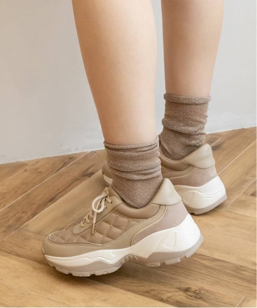 RANDA(ランダ)の「キルティングスニーカー(スニーカー・レディース・ブラック/アイボリー/ベージュ・L/M/LL/S)」の16枚目の写真