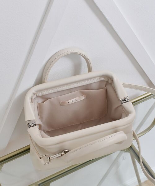 ems excite（エムズエキサイト）の「ガマグチハンドBAG（ショルダーバッグ・レディース・ブラック/ブラウン/ナチュラル・ONE SIZE）」の7枚目の写真