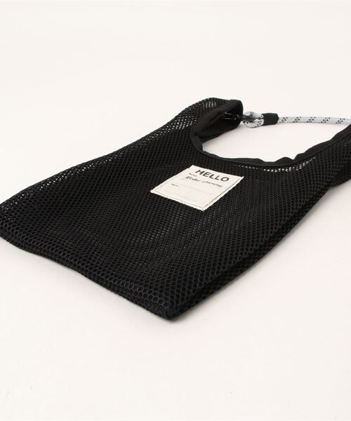 RODEO CROWNS WIDE BOWL(ロデオクラウンズワイドボウル)の「OUTDOOR CODE MESH BAG(トートバッグ・レディース・ピンク/サックスブルー/ブラック・FREE)」の22枚目の写真