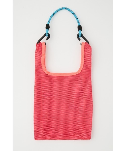 RODEO CROWNS WIDE BOWL(ロデオクラウンズワイドボウル)の「OUTDOOR CODE MESH BAG(トートバッグ・レディース・ピンク/サックスブルー/ブラック・FREE)」の12枚目の写真