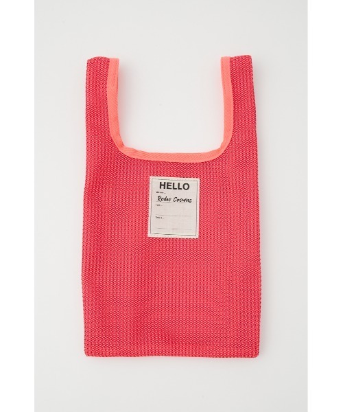 RODEO CROWNS WIDE BOWL(ロデオクラウンズワイドボウル)の「OUTDOOR CODE MESH BAG(トートバッグ・レディース・ピンク/サックスブルー/ブラック・FREE)」の13枚目の写真