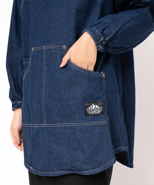 THE BAREFOOT（ベアフット）の「【 TEMPUS / テンプス 】 アウトドア割烹着 エプロン かっぽうぎ キャンプ OUTDOOR KAPPOGI IZI 19362806（エプロン・レディース・インディゴブルー/カーキ/ブラック・FREE）」の5枚目の写真