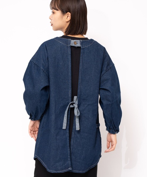 THE BAREFOOT（ベアフット）の「【 TEMPUS / テンプス 】 アウトドア割烹着 エプロン かっぽうぎ キャンプ OUTDOOR KAPPOGI IZI 19362806（エプロン・レディース・インディゴブルー/カーキ/ブラック・FREE）」の9枚目の写真