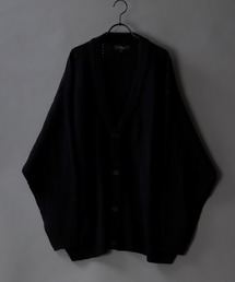 Openwork knitting cardigan/透かし編み ニット カーディガン