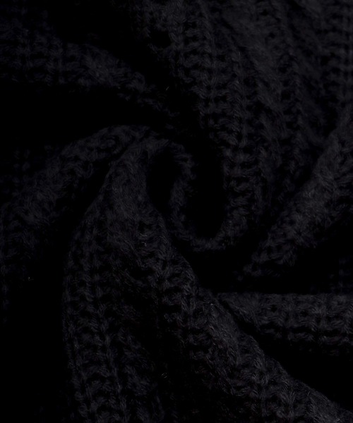 SITRY(シトリー)の「Openwork knitting cardigan/透かし編み ニット カーディガン(カーディガン/ボレロ・メンズ・テラコッタ/ライトグリーン/ブラック/グレイッシュベージュ/グレイッシュブルー・M/L)」の6枚目の写真