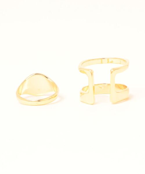 novice(ノーヴィス)の「【novice】Double & Stamp Rings 2 set(リング・レディース・ゴールド/シルバー・FREE)」の17枚目の写真