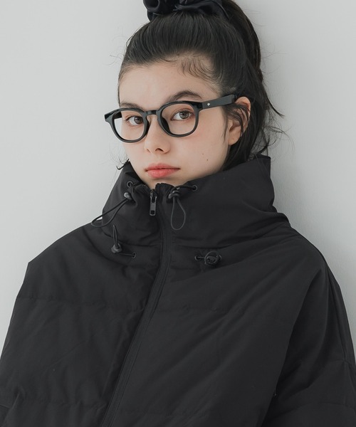 coca（coca）（コカ）の「＼新色追加／ハイネックAライン中綿ブルゾン（ダウンジャケット/コート・レディース・ブラック/カーキ/ライトベージュ・M/L）」の11枚目の写真