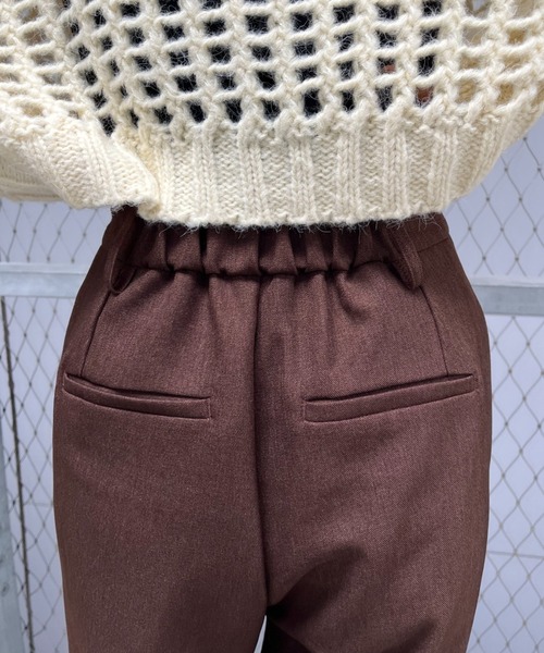 CIAOPANIC（チャオパニック）の「美脚カットアウトスラックスパンツ（スラックス・レディース・アイボリー/ブラック/ブラウン・SMALL/MEDIUM）」の9枚目の写真