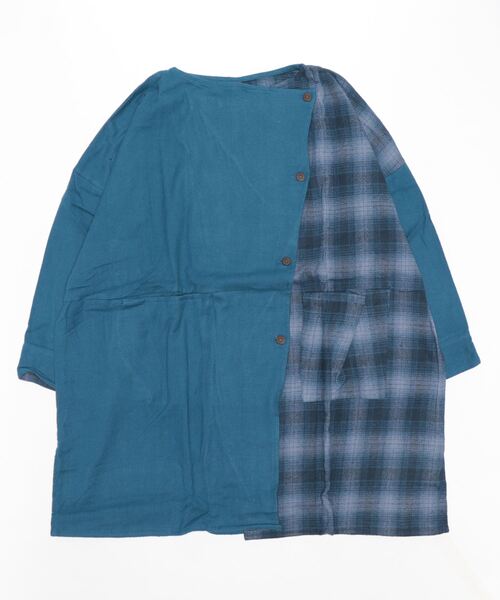 チャイハネ(チャイハネ)の「【チャイハネ】チェックラーカーディガン(カーディガン/ボレロ・レディース・グレー/イエロー/ブルー・FREE)」の13枚目の写真