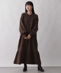 LOWRYS FARM | ニットティアードワンピース　162127(ワンピース)